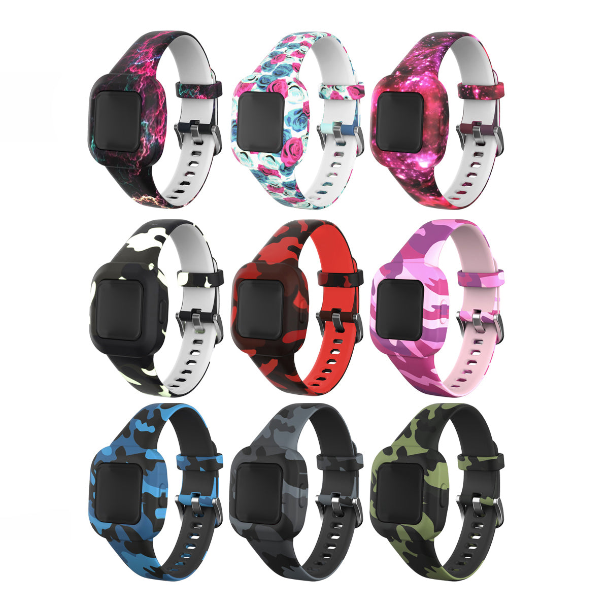 Soft Silicone Smart Watch Strap Replacement Watch Band for GarminFit JR3 Soft Silicone Smart Watch Strap Replacement Watch Band for GarminFit JR3
